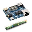 Placa base Nano Waveshare para módulo de computação Raspberry Pi 4 Placa base Nano Waveshare para módulo de computação Raspberry Pi 4