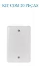 Placa Branca 4x2 Cega 2054 Stylus Ilumi - Kit C/20 Placas
