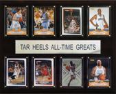 Placa C&I Collectables UNC Tar Heels Basquete 30x38 cm