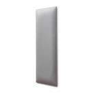 Placa Cabeceira 20cm X 60cm Unidade material sintético Cinza