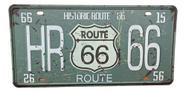 Placa Carro Antiga Vintage Retro Metal Decora Usa Route66 Hr