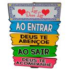 Placa Casa e Decoração de Parede Madeira - Lar Doce Lar Abençoado Placa Casa e Decoração de Parede Madeira - Lar Doce Lar Abençoado