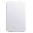 Placa cega 4x2 com suporte branco Siena Alumbra