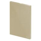 Placa cega 4x2 com suporte recta satin areia blux 154733 Placa cega 4x2 com suporte recta satin areia blux 154733