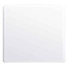 Placa cega 4x4 com suporte branco Siena Alumbra