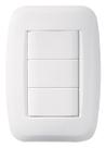 Placa cega + bastidor 2x4 classica branco - pezzi