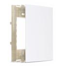 Placa Cega com Suporte Branco Sleek Margirius Placa Cega com Suporte Branco Sleek Margirius