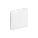 Placa Cega Nereya 4x4cm Branco Fosco - Pial Legrand