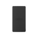 Placa Cega para Condulete com Suporte MarGirius Sleek Caixa 1" Preto Ebony Placa Cega para Condulete com Suporte MarGirius Sleek Caixa 1" Preto Ebony