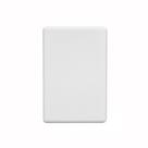 Placa Cega Steck Stella com Suporte 4x2 Branco