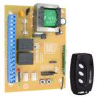 Placa Central Motor Portão Reed Switch Controle Portão Alarme Preto 3 Canais