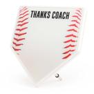 Placa ChalkTalkSports Premier Baseball Home Plate, obrigado, treinador Placa ChalkTalkSports Premier Baseball Home Plate, obrigado, treinador