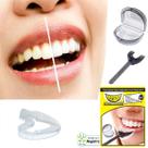 Placa Clarear Ranger Dentes Desgastes Bruxismo Anti Ronco Molda em Aparelho- Luctor Vamp 5em1