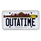 Placa Collector Pin Back To The Future Outatime Placa Collector Pin Back To The Future Outatime
