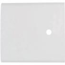 Placa com 1 Furo 4x4 9,5 mm c/ Suporte Tramontina Liz Branca Placa com 1 Furo 4x4 9,5 mm c/ Suporte Tramontina Liz Branca