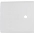 Placa com 1 Furo 4x4 9,5 mm Tramontina Liz Branca