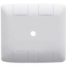 Placa Com 1 Furo 9,5 Mm 4x4 Tramontina Aria Branca Tramontina