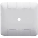 Placa com 1 Furo 9,5 mm 4x4 Tramontina Aria Branca