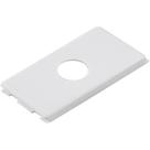 Placa com 1 Furo 9,5 Mm Tablet Branco Placa com 1 Furo 9,5 Mm Tablet Branco