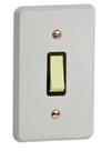 Placa com 1 interruptor simples Cinza Universal