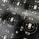 Placa com 16 leds rgbw do moving matrix prolight
