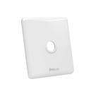 Placa com Furo Enerbras 1/2 para Caixa 3 X 3 Branca