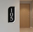 Placa com Número residencial em Acrílico 20cm e 30cm apartamento casa prédio comércio personalizada