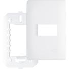 Placa com Suporte 4""x2"" 1 Módulo Horizontal - 3633 - FAME
