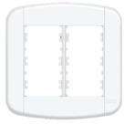 Placa Com Suporte 4x4 6 Módulos Branco Blanc Fame 3944