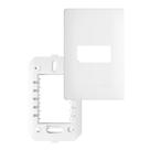 Placa Com Suporte Fame Habitat 4x2 Para Módulo Horizontal Branco