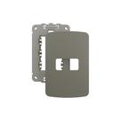 Placa com Suporte MarGirius B3 Colors 4x2 para 1 Módulo Horizontal Argila