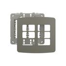 Placa com Suporte MarGirius B3 Colors 4x4 para 6 Módulos Horizontais Argila