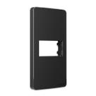 Placa com Suporte p/ Condulete 1" 1p Sleek Preto MarGirius