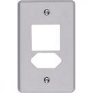 Placa Conjunto Ilumi Cinza 4X2 - 2 Interruptores + I Tomada - 13430 ./ Kit Com 10 Peças