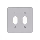 Placa Conjunto Ilumi Cinza 4X4 - 2 Tomadas