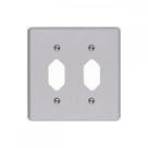 Placa Conjunto Ilumi Cinza 4X4 - 2 Tomadas