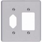 Placa Conjunto Ilumi Cinza 4X4 - 3 Interruptores + 1Tomada - Kit C/10 Pecas Placa Conjunto Ilumi Cinza 4X4 - 3 Interruptores + 1Tomada - Kit C/10 Pecas