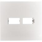 Placa Conjunto Ilumi I9-Inove Branco 4X4 1 Modulo + 1 Modulo Separados Horizontais Branca - 97060