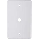 Placa Conjunto Ilumi Stylus Branco 4X2 - 1 Furo - 2053 Placa Conjunto Ilumi Stylus Branco 4X2 - 1 Furo - 2053