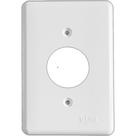 Placa Conjunto Ilumi Stylus Branco 4X2 - 1 Tomada Redonda - 2048