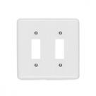 Placa Conjunto Ilumi Stylus Branco 4X4 - 2 Interruptores 250-G