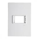Placa Conjunto Modular Ilumi Vivaz 4X2 - 1 Modulo Horizontal + Suporte 76070 Placa Conjunto Modular Ilumi Vivaz 4X2 - 1 Modulo Horizontal + Suporte 76070