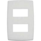 Placa Conjunto Modular Pialplus 4X2 - 2 Modulos Separados Horizontais 8506