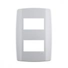 Placa Conjunto Modular Slim 4X2 - 2 Modulos Separarados Horizontais 8208 Placa Conjunto Modular Slim 4X2 - 2 Modulos Separarados Horizontais 8208