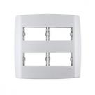 Placa Conjunto Modular Slim 4X4 - 2 Modulos + 2 Modulos Separados Com Suporte 83070