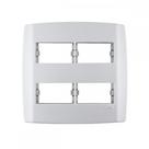 Placa Conjunto Modular Slim 4X4 - 2 Modulos + 2 Modulos Separados Com Suporte 83070