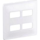 Placa Conjunto Modular Zeffia 4X4 - 2 Modulos + 2 Modulos Separados Branca - 680175