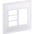 Placa Conjunto Modular Zeffia 4X4 - 3 Modulos + 3 Modulos Juntos Branca - 680176