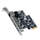 Placa Controladora 3 x Usb 3.0 Pci Express 10/100/1000 Mbps KP-PL908
