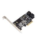 Placa controladora IO CREST SI-PEX40138 4 portas SATA III 6 Gb/s